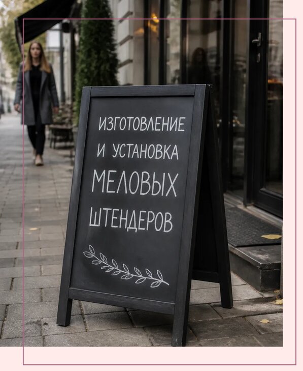Меловые штендеры в Михайловке по цене от 6609 р. | Аванза-Мхл